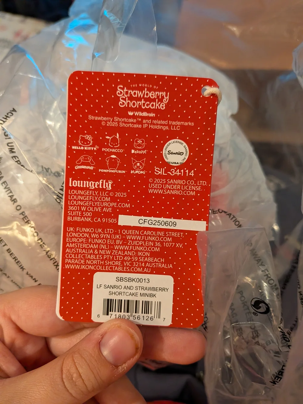 Loungefly Strawberry Shortcake Red & White Collectible